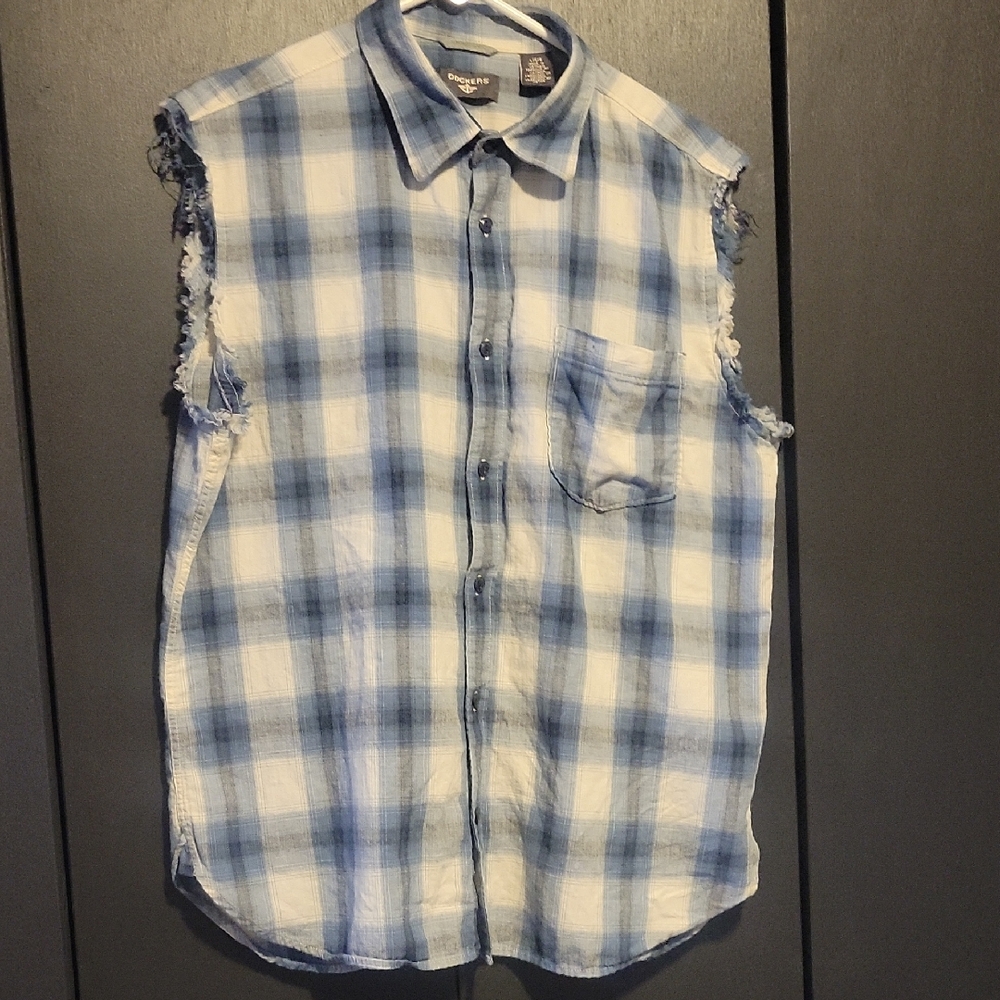 Dockers Blue Casual Shirt